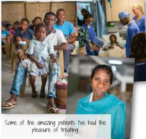 Mercy Ships TotalMed travel nurse treating patients in Madagascar
