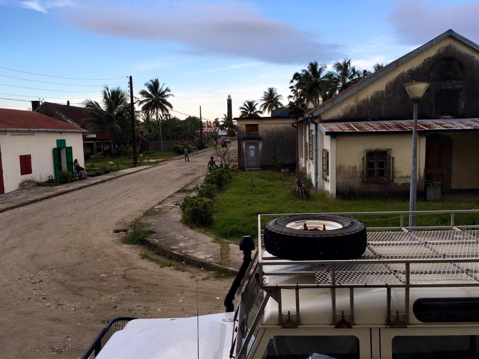 View from inside the Mercy Ships clinic