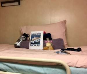 The Welcome Package on Jill's Bunk