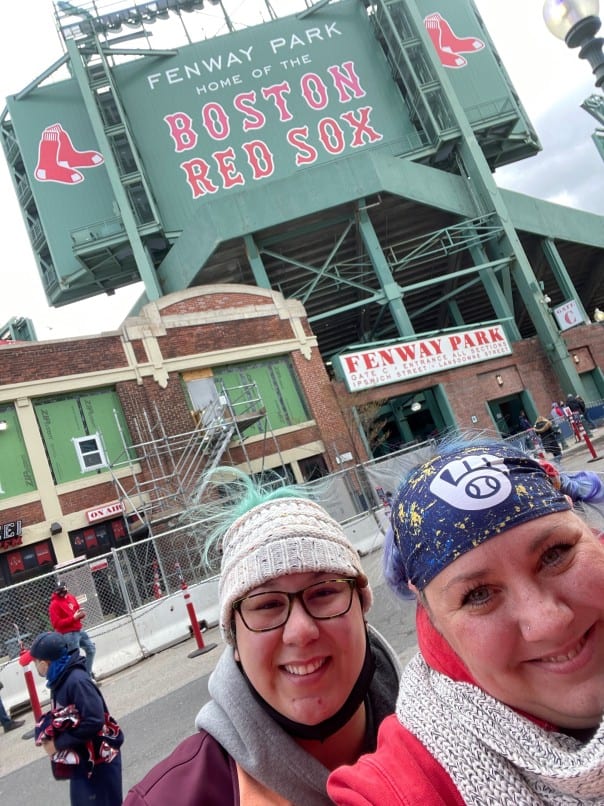 Explore the U.S. with Your Friend as Healthcare Travelers Jenn and Kylea at a Boston Red Sox game at Fenway Park