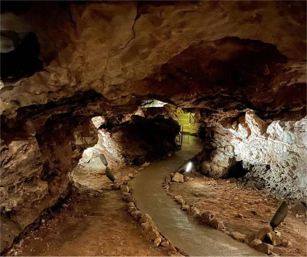 Top Bucket List Things To Do During Your South Dakota Assignment image of a rocky cave with tunnels