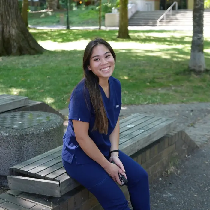 allied health traveler at work